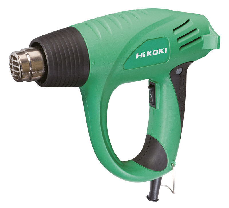 Hikoki - Termosoffiatore 2.000W,  2 regolazioni temperatura (low, 450 C°- high 600 C°), include 5 accessori, Valigetta.