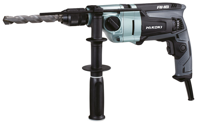 Hikoki - Trapano Percussione, 1.120W, 1.100/3.000g/min, 2Velocità, Frizione, Regolazione Elettronica, Reversibile, Mandrino Autoserrante 1,5-13mm. *FILO* Hikoki - Trapano Percussione, 1.120W, 1.100/3.000g/min, 2Velocità, Frizione, Regolazione Elettronica, Reversibile, Mandrino Autoserrante 1,5-13mm. *FILO*