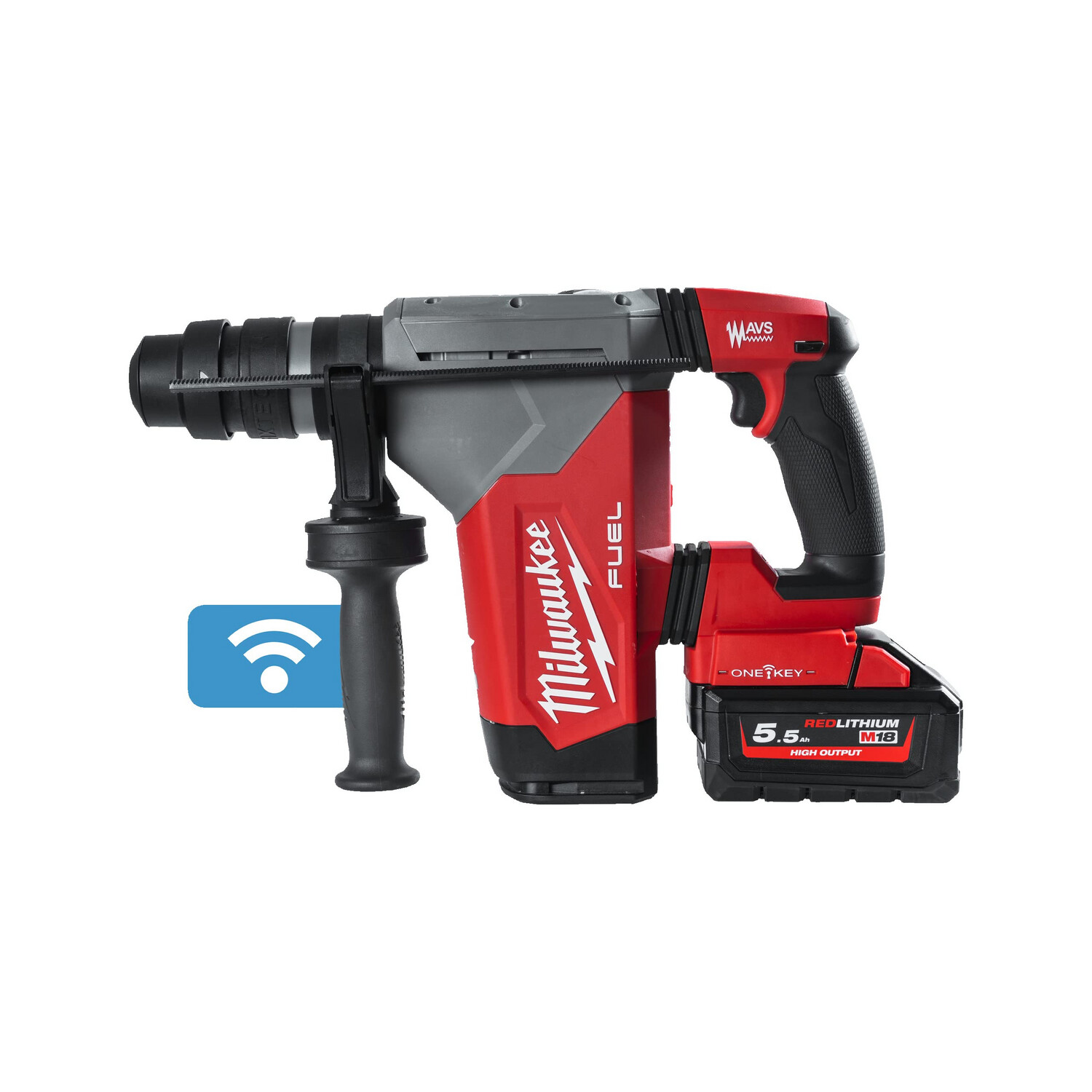Milwaukee -  Tassellatore SDS-Plus 32 mm ad alta potenza con mandrino FIXTEC™ M18 FUEL™ ONE-KEY™ M18 ONEFHPX-552X