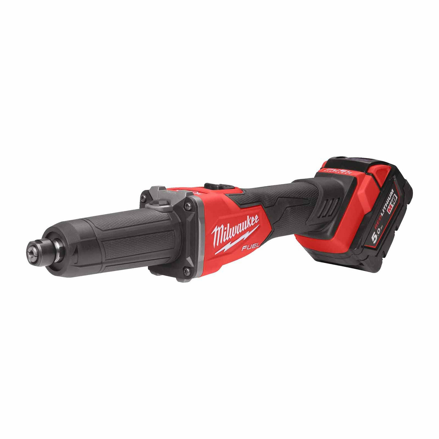 Milwaukee Smerigliatrice dritta a batteria M18 FDGRB-502X 18V 5Ah smerigliatrice con attacco da 6 e 8 mm