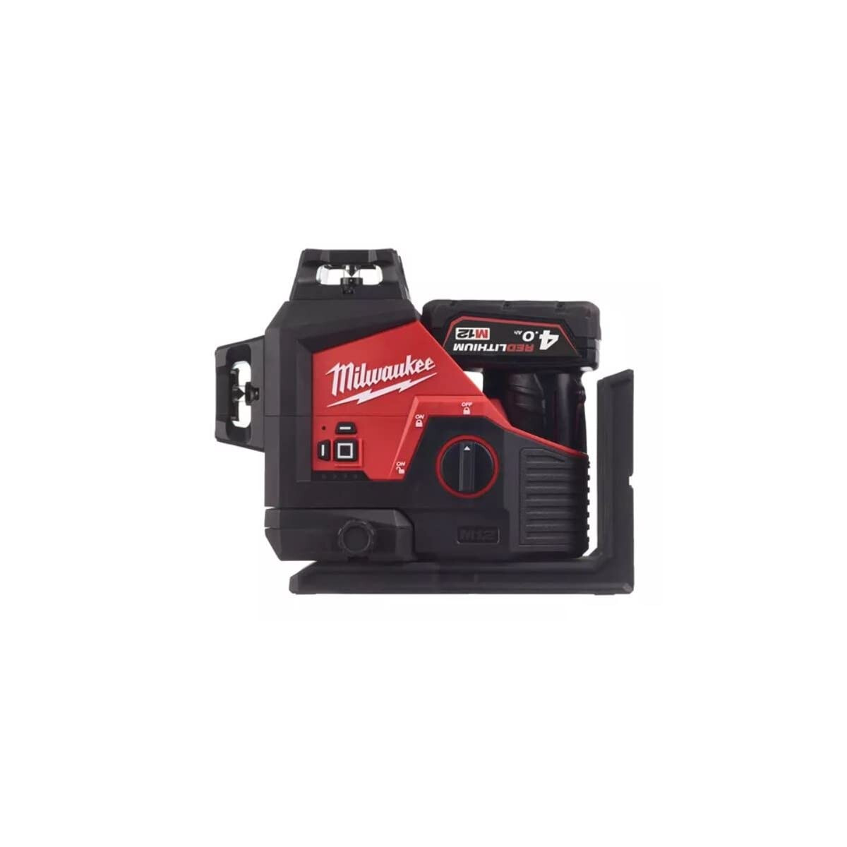 M12 3PLKIT-401P_3PL_Laser verde 12V a 3 linee 360Â° con accessori Milwaukee