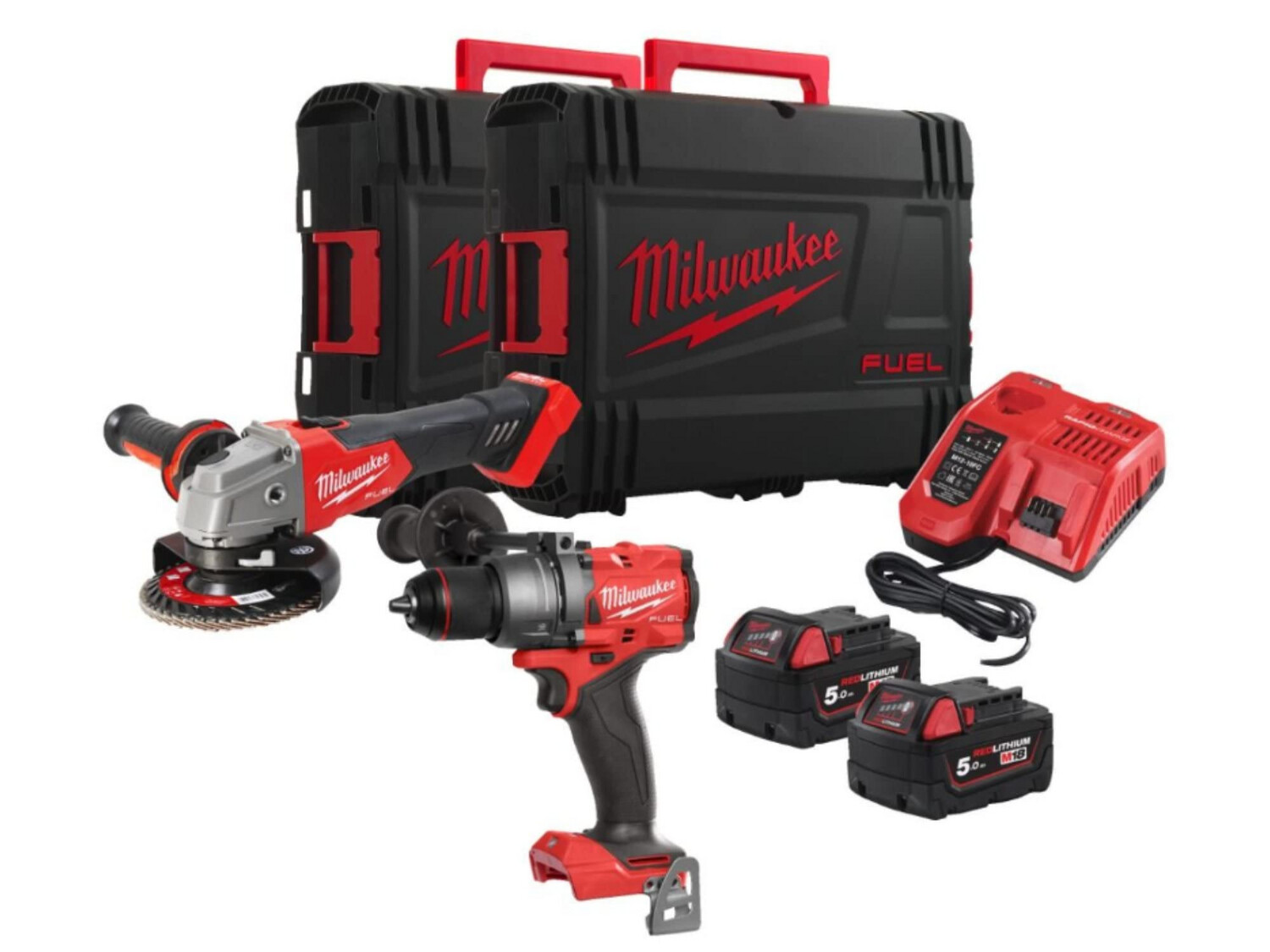 Milwaukee Duo, Avvitatore, smerigliatrice M18 FPP2E3-502X, 4933492516