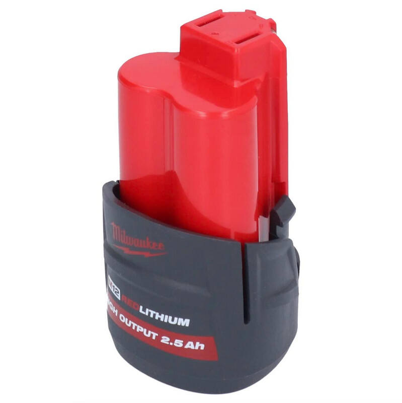 Milwaukee - Batteria M12 High Output 2.5 Ah Milwaukee - Batteria M12 High Output 2.5 Ah