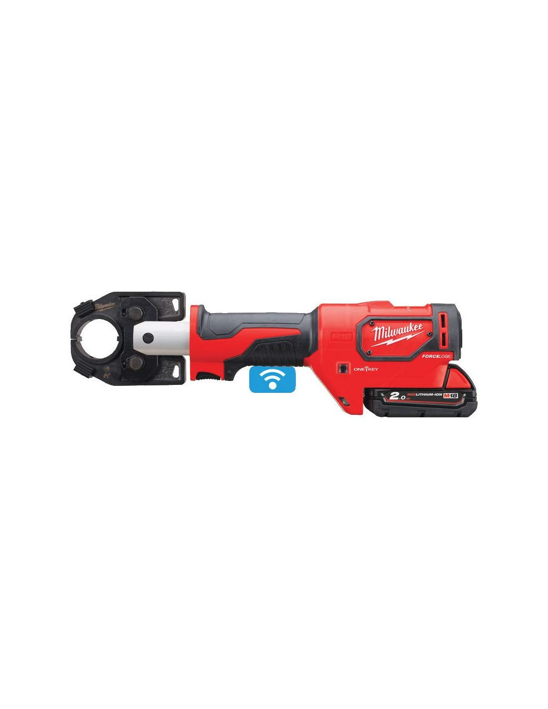 Milwaukee - Crimpatrice idraulica 18V 2,0Ah con ganascia