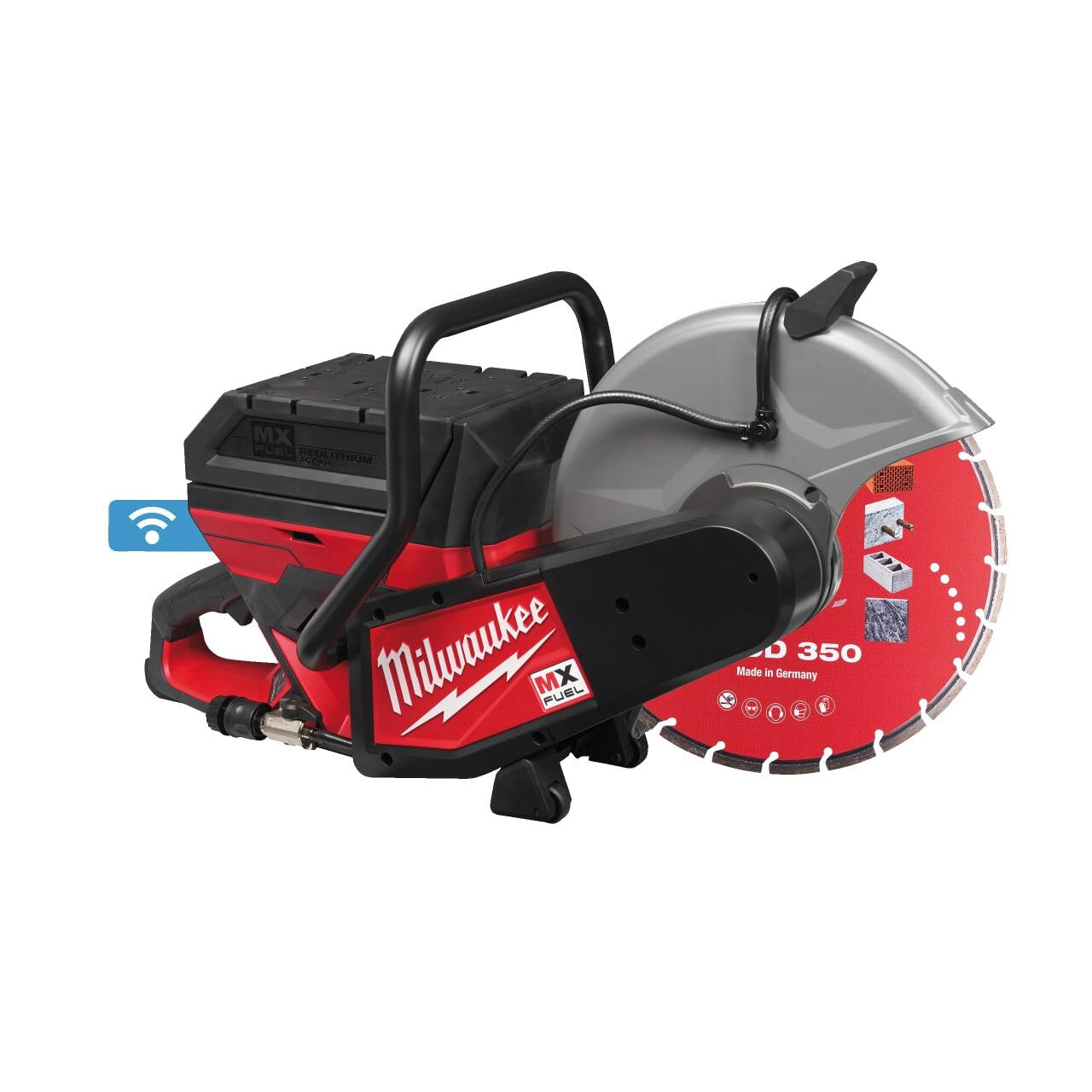 Milwaukee - Troncatrice 350mm MX FUEL 6,0Ah (2 batterie)