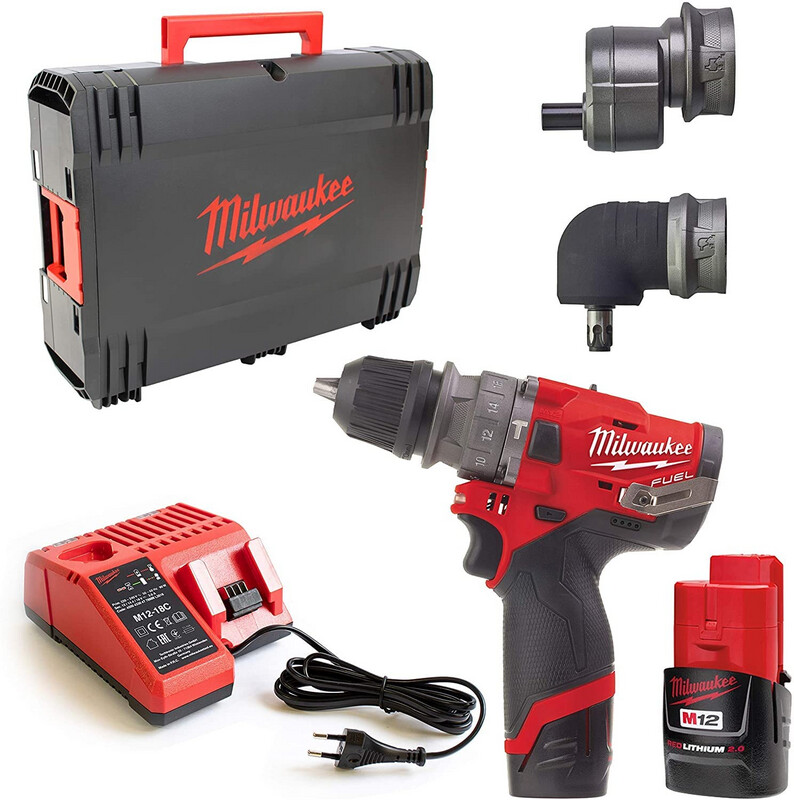 Milwaukee - Trapano compatto a percussione 12 Volt 2,0 Ah Milwaukee - Trapano compatto a percussione 12 Volt 2,0 Ah