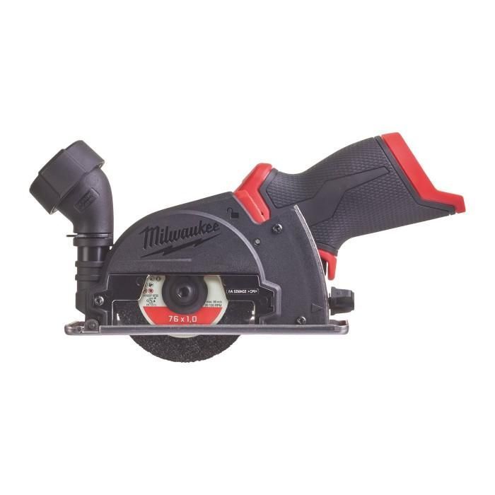 Milwaukee - Mini Troncatrice Multi Materiale 12 Volt disco 76mm Tecnologia FUEL - senza batteria
