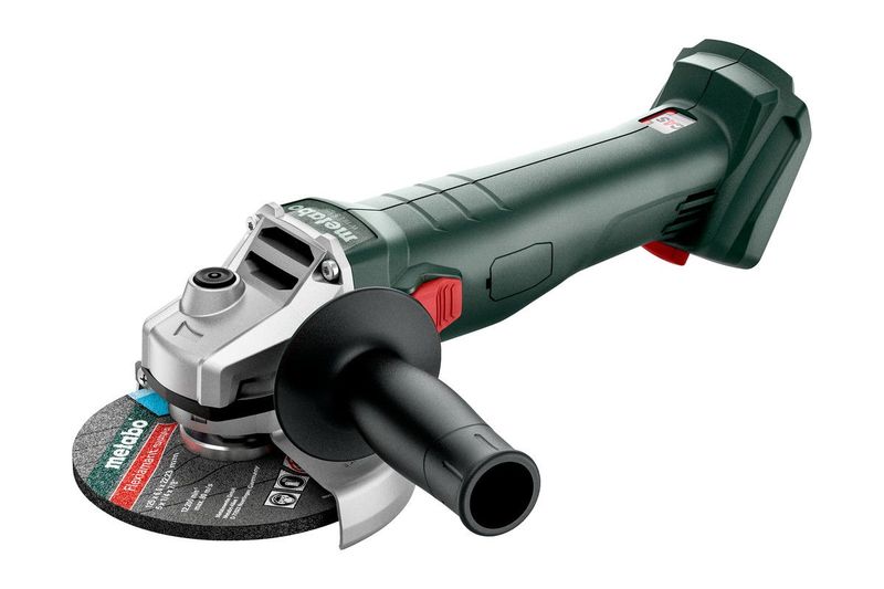 SMERIGLIATRICE A BATTERIA METABO W18 L 9-125 CON DUE BATTERIE 4,0AH + CARICA BATTERIE