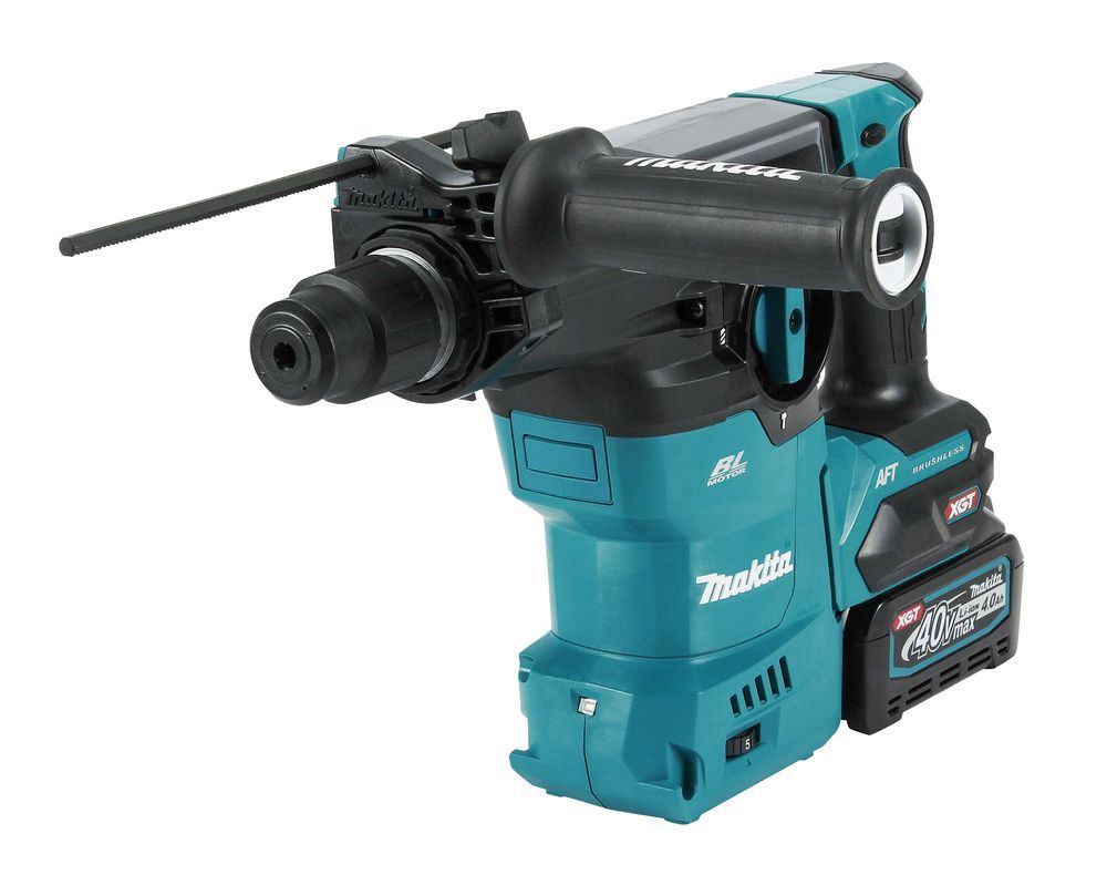 TASSELLATORE MAKITA SDS-PLUS CON ASPIRAZIONE 2 BATTERIE 40V E CARICA BATTERIE