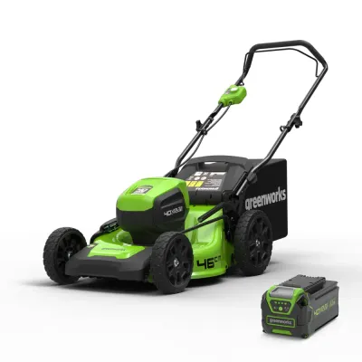 Greenworks - Rasaerba spinta 40V 46cm 3in1 kit 4Ah GD40LM46HPK4