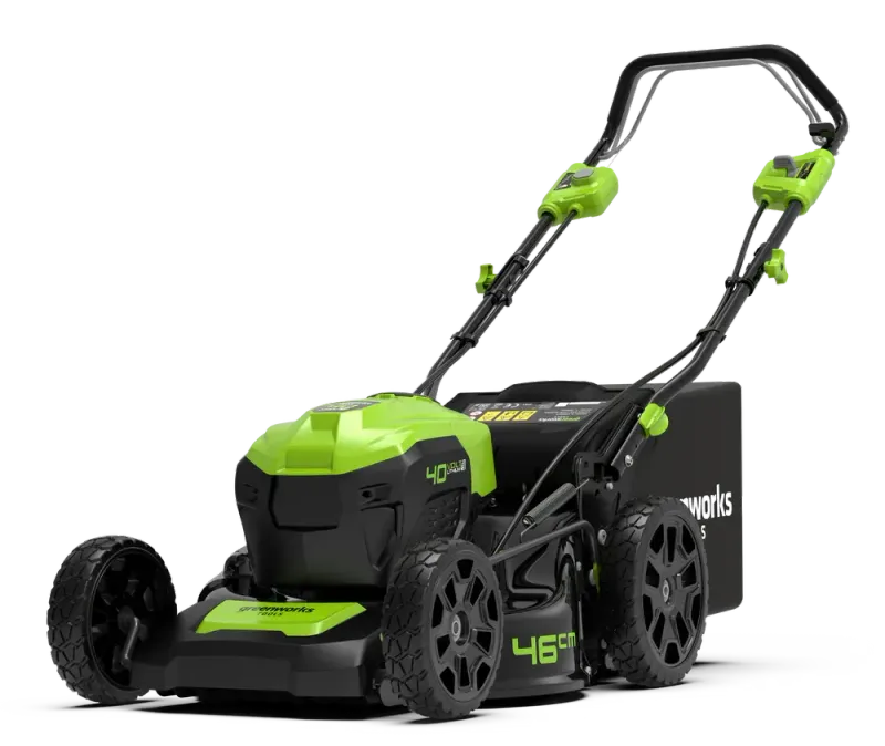 Greenworks - Rasaerba semovente 40V 46cm 3in1 Acciaio GD40LM46SP