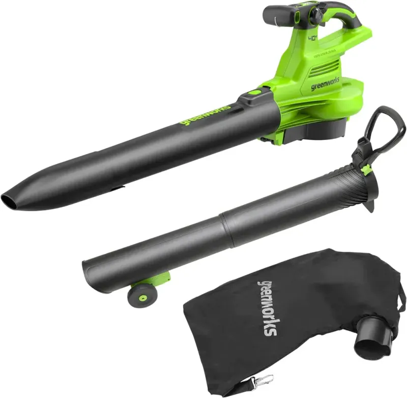 Greenworks - Soffiatore/Aspiratore GD40BVII 40V BRUSHLESS