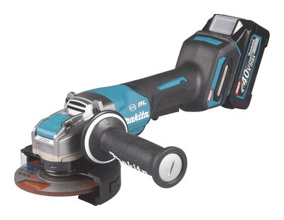 Makita - SMERIGLIATRICE ANGOLARE 40Vmax 125mm XLOCK 4Ahx2