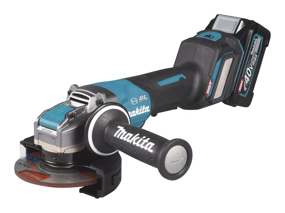 Makita - SMERIGLIATRICE ANGOLARE 40Vmax 125mm XLOCK 4Ahx2