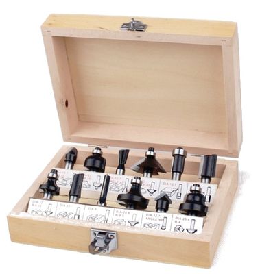 Hikoki - Kit Da 12 Frese Assortite Con Gambo Ø 8 Mm