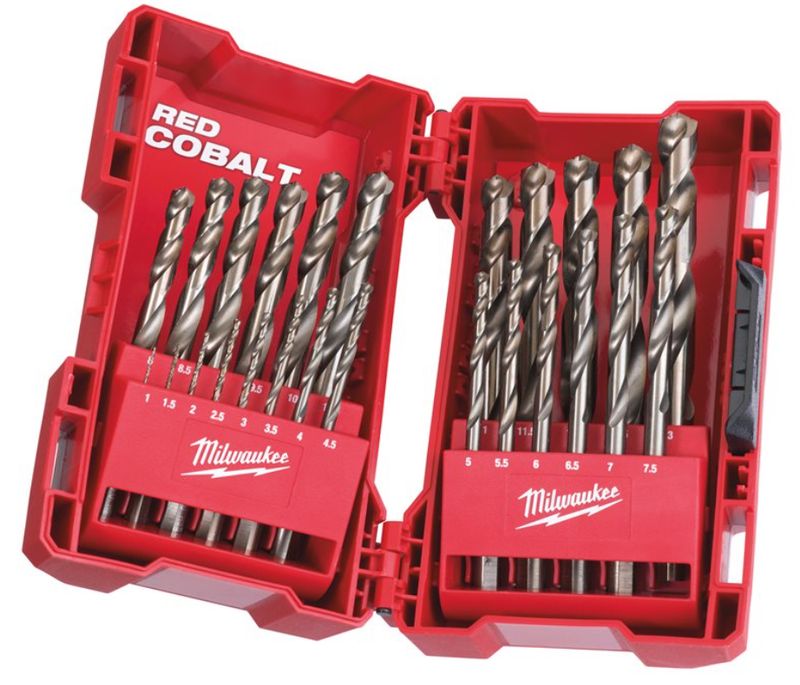 Milwaukee - Cassetta Punte Hss- G Co 19 Pz  ( Ø Da 1 A 10 Con Incrementi Di 0.5)