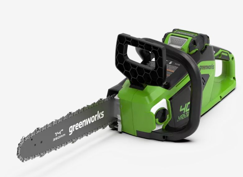 Greenworks - Motosega GD40CS15 + 1A batteria Gsk40B4 4Ah + Carica Batterie
