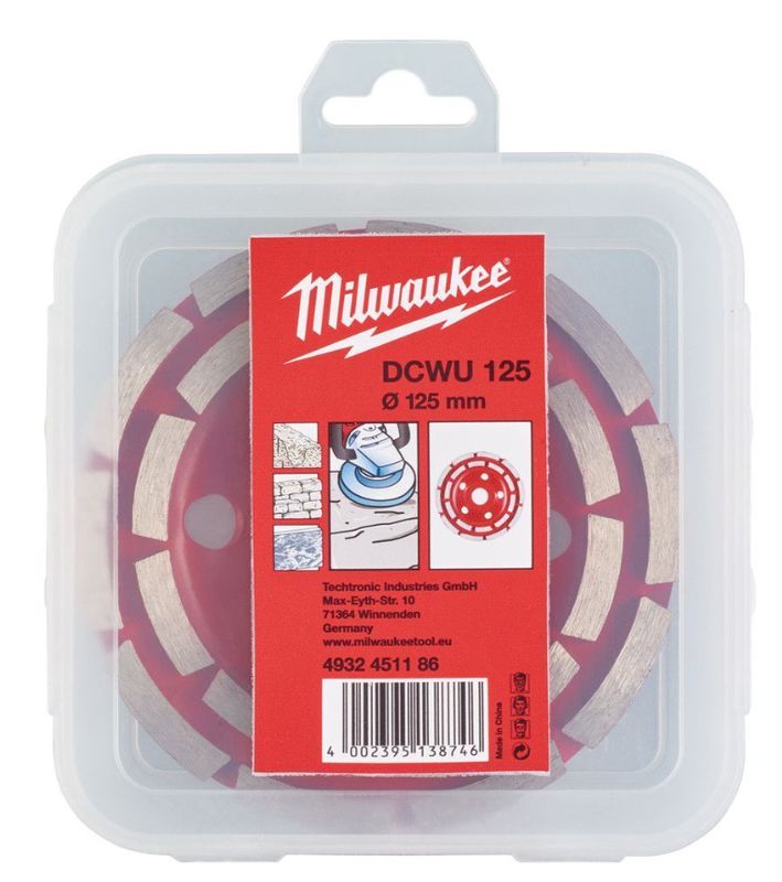 Milwaukee - Mola Diamantata Dcwu Diam. 125Mm
