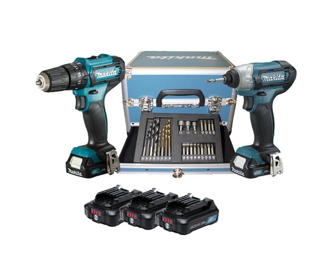 Makita - Combo Kit Hp333+Td110+Bl1021Bx3+23Acc