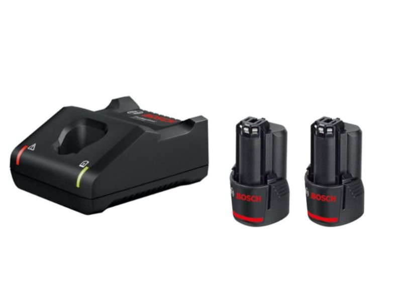 Bosch - Batterie 2X Gba 12V + Caricabatterie Gal 12V-40