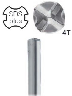 Hikoki - Punta Con Aspirazione Sds-Plus Ø 18X360 Mm