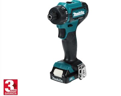 Makita - Trapano avvitatore 12V max 2Ax2 Esag 1/4"