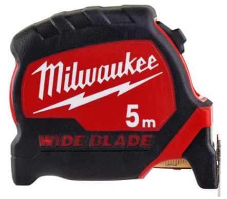 Milwaukee - Flessometro Wide Blade 5 M (Metric)