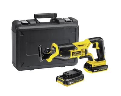 Stanley - Sega universale Frontale 18V con due batterie 2.0ah