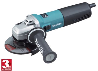 Makita - Smerigliatrice ang 25Mm 1400W+Cuffia aspirazione+Disco diamantato