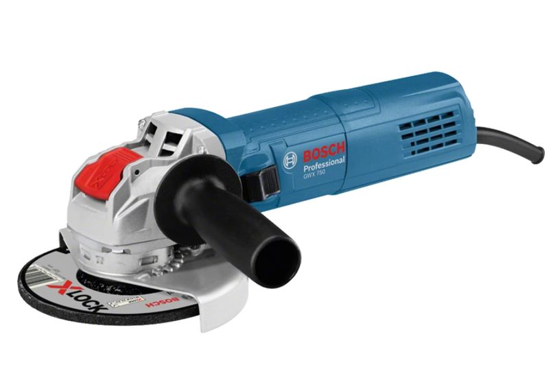 Bosch - Smerigliatrice angolare  Gwx 750-125 -  Attacco X-Lock