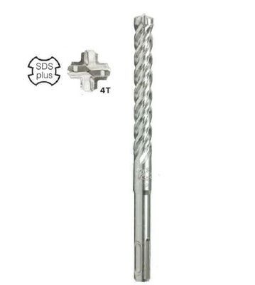 Hikoki - Punta Sds-Plus 4 Taglienti - Diametro 20, diverse lunghezze