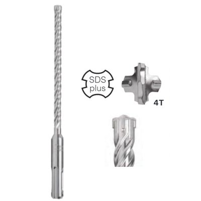 Hikoki - Punta Sds-Plus 4 Taglienti - Lunghezza 450 Mm