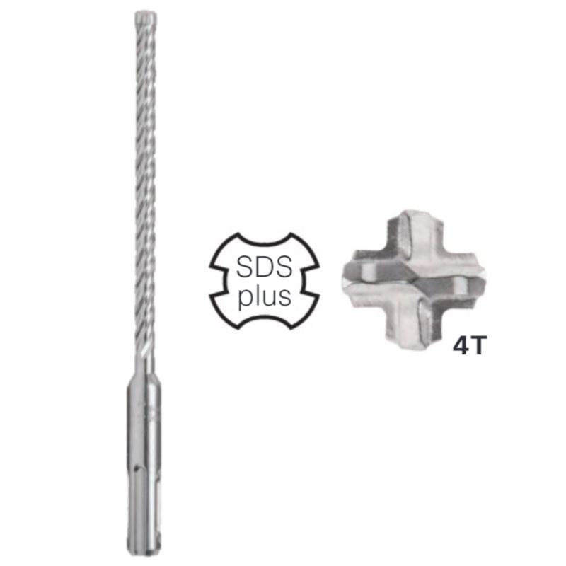 Hikoki - Punta Sds-Plus 4 Taglienti - Ø 12 X 1000 Mm