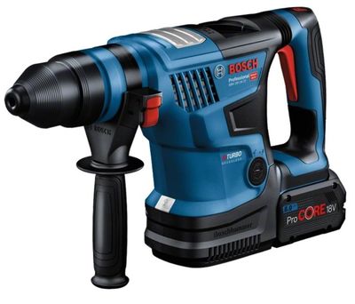 Bosch - Martello Tassellatore a Batteria 18V  Gbh 18V-34 Cf + Card All-In Digitale con Due Batterie 8.0AH
