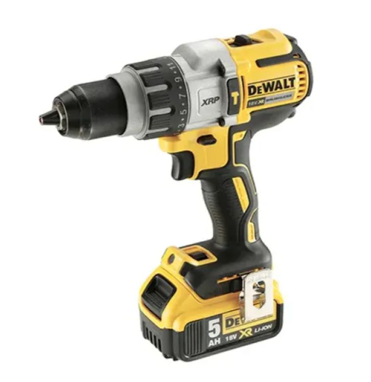 DEWALT- AVVITATORE DCD996 con 2 batterie 18V 5,0ah + Carica Batterie