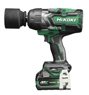 Hikoki - Avvitatore a Impulsi 36V, 1.900Nm, Brushless, attacco quadro 3/4 Hikoki - Avvitatore a Impulsi 36V, 1.900Nm, Brushless, attacco quadro 3/4", 4 Mode, IP56, solo corpo, Valigetta Stackable. *CORDLESS*