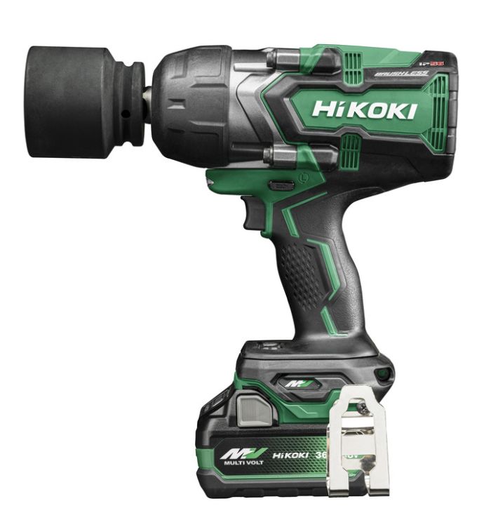 Hikoki - Avvitatore a Impulsi 36V, 1.900Nm, Brushless, attacco quadro 3/4", 4 Mode, IP56, solo corpo, Valigetta Stackable. *CORDLESS*