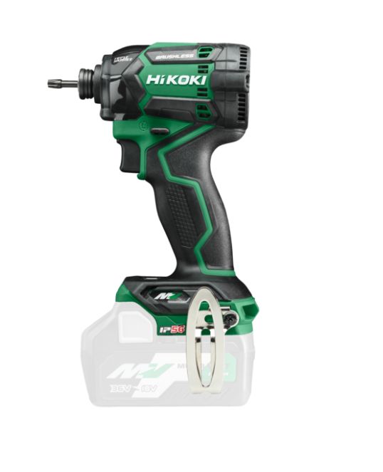 Hikoki - Avvitatore a impulsi 36V, 215Nm, Brushless, attacco esagonale 1/4", Triple Hammer, IP56, solo corpo, Valigetta Stackable. *CORDLESS*
