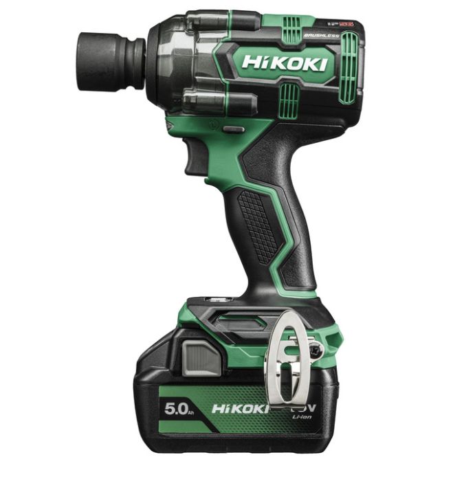 Hikoki - Avvitatore a Impulsi 18V, 345Nm, Brushless, attacco quadro 1/2" IP56, solo corpo, Valigetta Stackable. *CORDLESS*