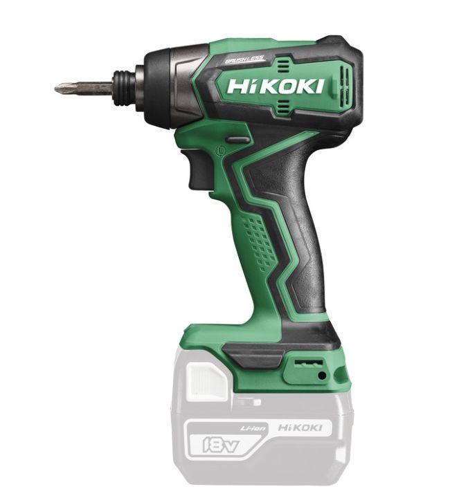 Hikoki - Avvitatore a Impulsi 18V, 175Nm, Brushless,  attacco quadro 1/4", solo corpo, Valigetta Stackable. *CORDLESS*