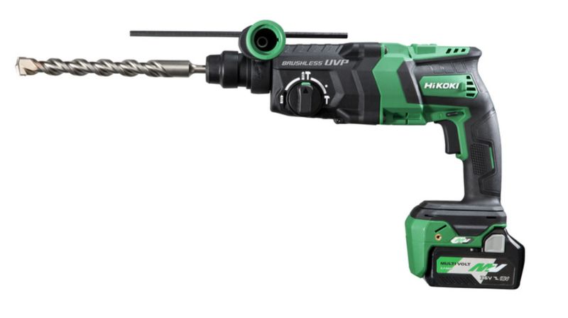 Hikoki -  Tassellatore SDS-plus con mandrino intercambiabile, 36V, RFC, UVP, LIVELLA LED, Auto Stop, 3 modalità, 3,2 J EPTA, 
Brushless, solo corpo, Valigetta Stackable. CORDLESS