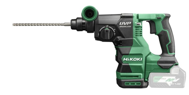 Hikoki -   Tassellatore SDS-plus, 36V, RFC, UVP, LIVELLA LED, Auto Stop, 3 modalità, 3,2 J EPTA, Brushless, solo corpo, Valigetta Stackable. CORDLESS
