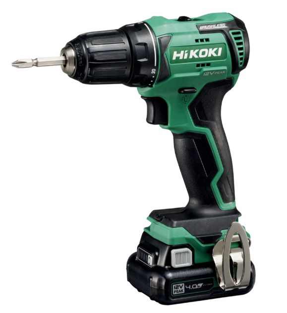 Hikoki - Trapano avvitatore 12V, 40Nm, Brushless, solo corpo. *CORDLESS*