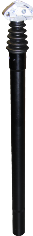 Airwings EXTENDO Gefederte Sattelstütze mit Linear-Kugellager, 550mm Länge
