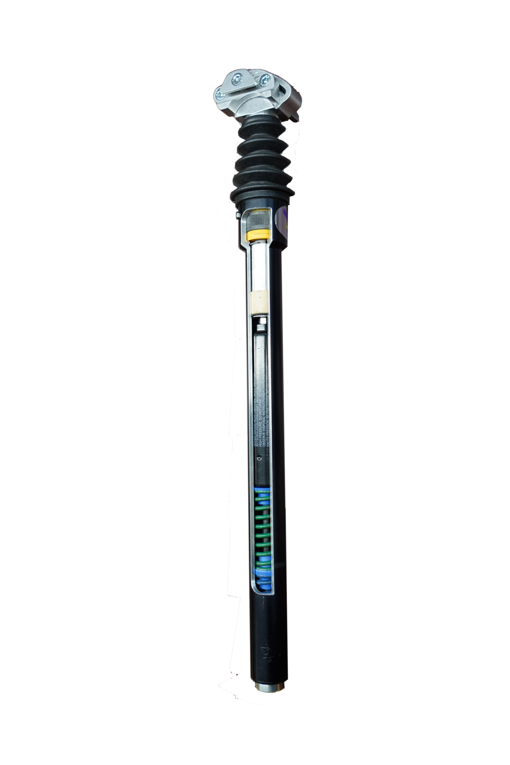 Airwings EXPLETO SPORT Gefederte Sattelstütze mit Linear-Kugellager, 425mm Länge mit Öldämpfer und 2 Federn
