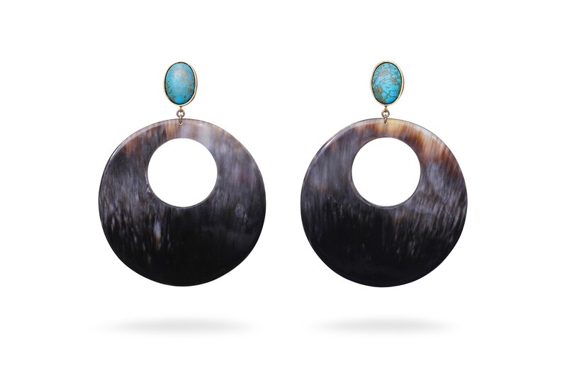 KENYA in Buffalo Horn and Turquoise
