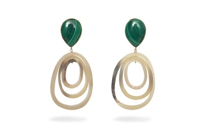 KENYA in Malachite gemstones and Horn