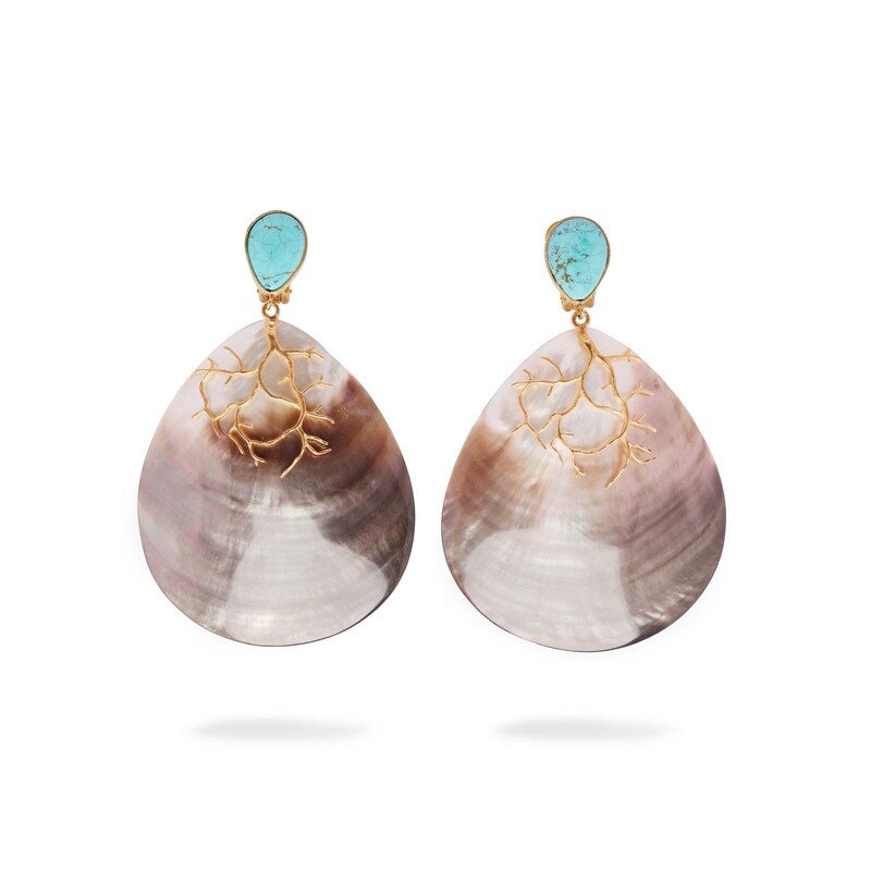 CAPRI in Turquoise and Mother of Pearls