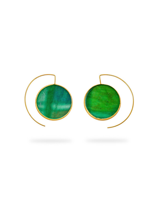 Maya In Green Agate