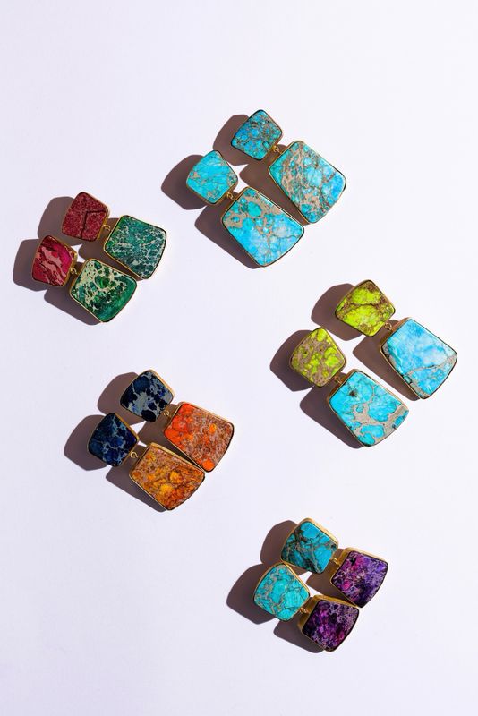 TERRA In Colored Howlite Gemstones